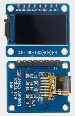 TFT LCD дисплей 0.96" SPI [ST7735S]
