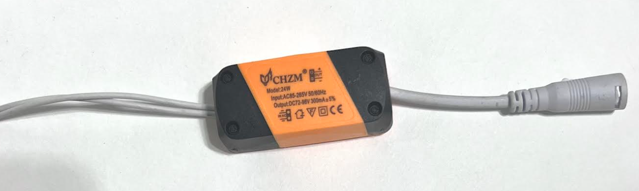 Светодиодный драйвер 24Вт AC85-265Vin DC72-96Vout 300mA