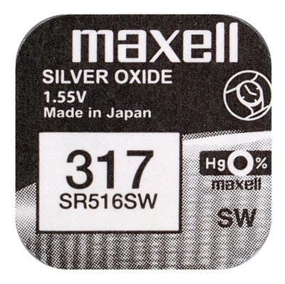 SR516SW батарейка MAXELL 1шт