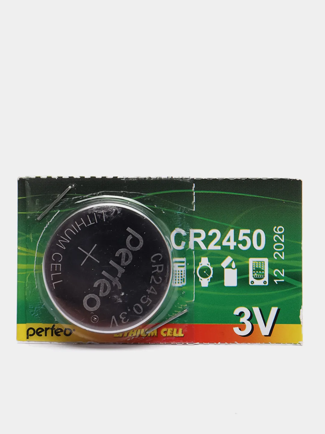CR2450 батарейка PERFEO 1шт