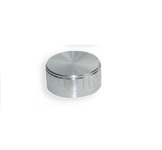 Ручка для переменных резисторов М6T25/17S2-0-1 металл, серебро, круглая с риской