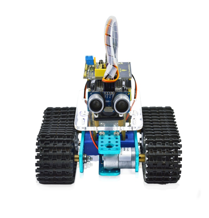 Mini Tank Robot, конструктор гусеничного робота [Keyes Studio]